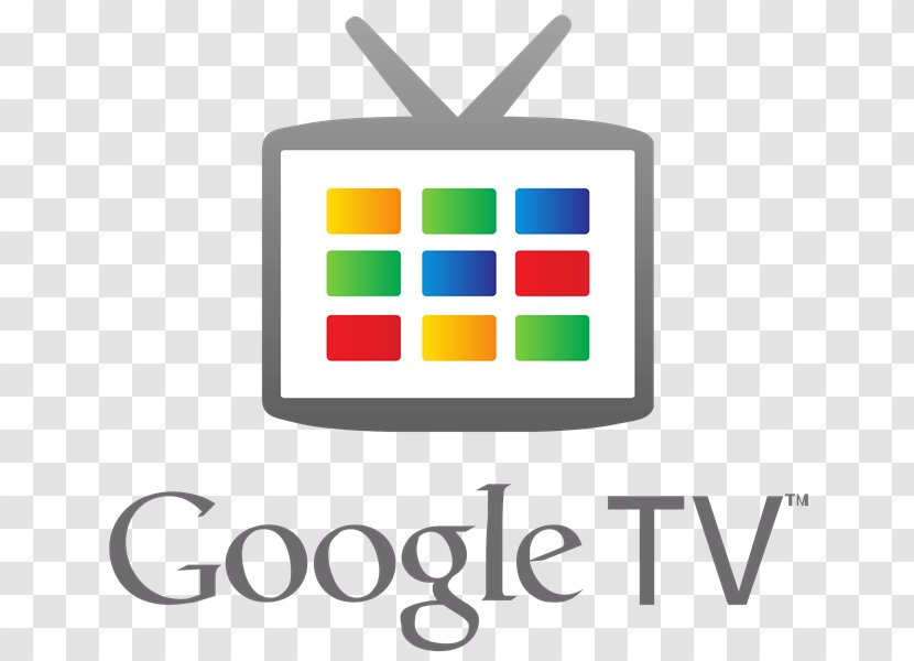 Logo Google TV Television Set - Text Transparent PNG