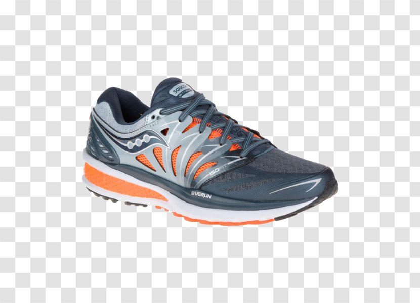 Sneakers Saucony Men's Hurricane ISO 2 Running Shoe ASICS - Sandal - Orange Grey Transparent PNG