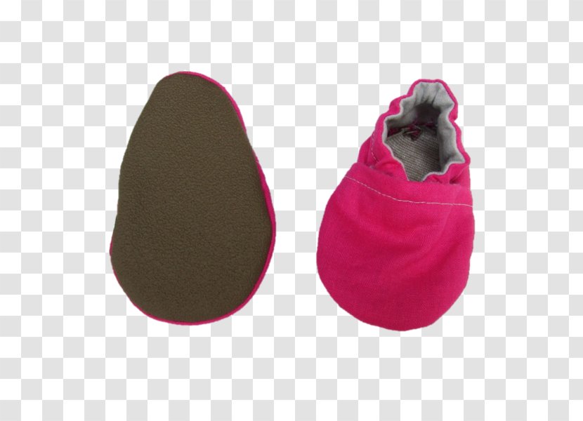 Slipper Shoe Pink M - Magenta - Baby Shoes Transparent PNG
