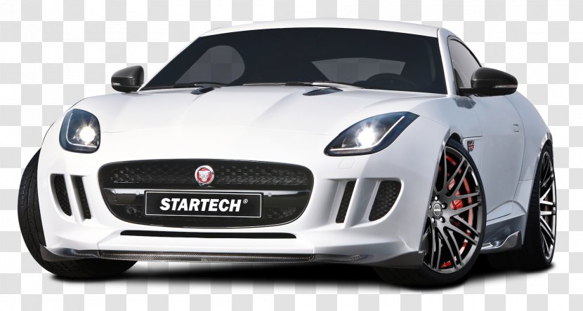 2015 Jaguar F-TYPE 2017 Geneva Motor Show Car - Roadster - White Startech F Type Coupe Sports Transparent PNG