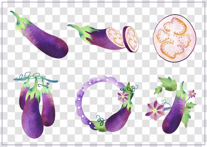 Eggplant Vegetable Purple - Violet Transparent PNG