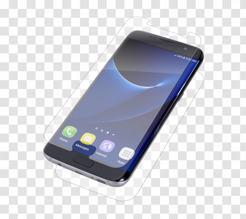 Samsung GALAXY S7 Edge Zagg InvisibleShield Screen Protector Protectors - Smartphone Transparent PNG