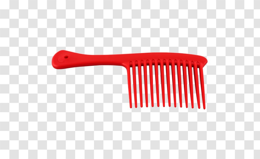 Comb Hair Afro Red Color - Haar Kamm Transparent PNG
