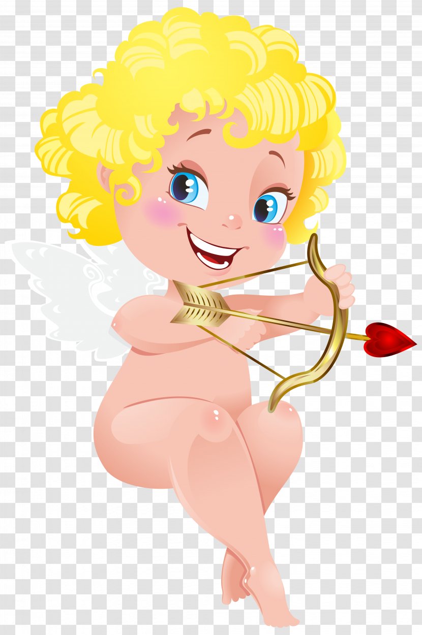 Cupid Valentine's Day Clip Art - Tree - Cute Angel PNG Clipart Image Transparent PNG