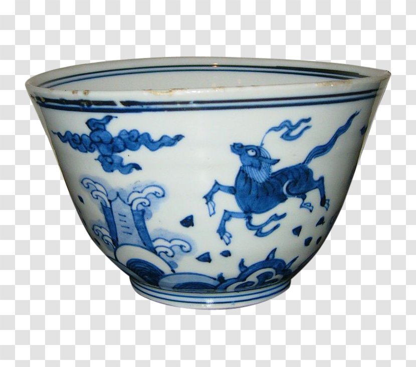 Blue And White Pottery Ming Dynasty Chinese Ceramics Art - Bowl - Vase Transparent PNG