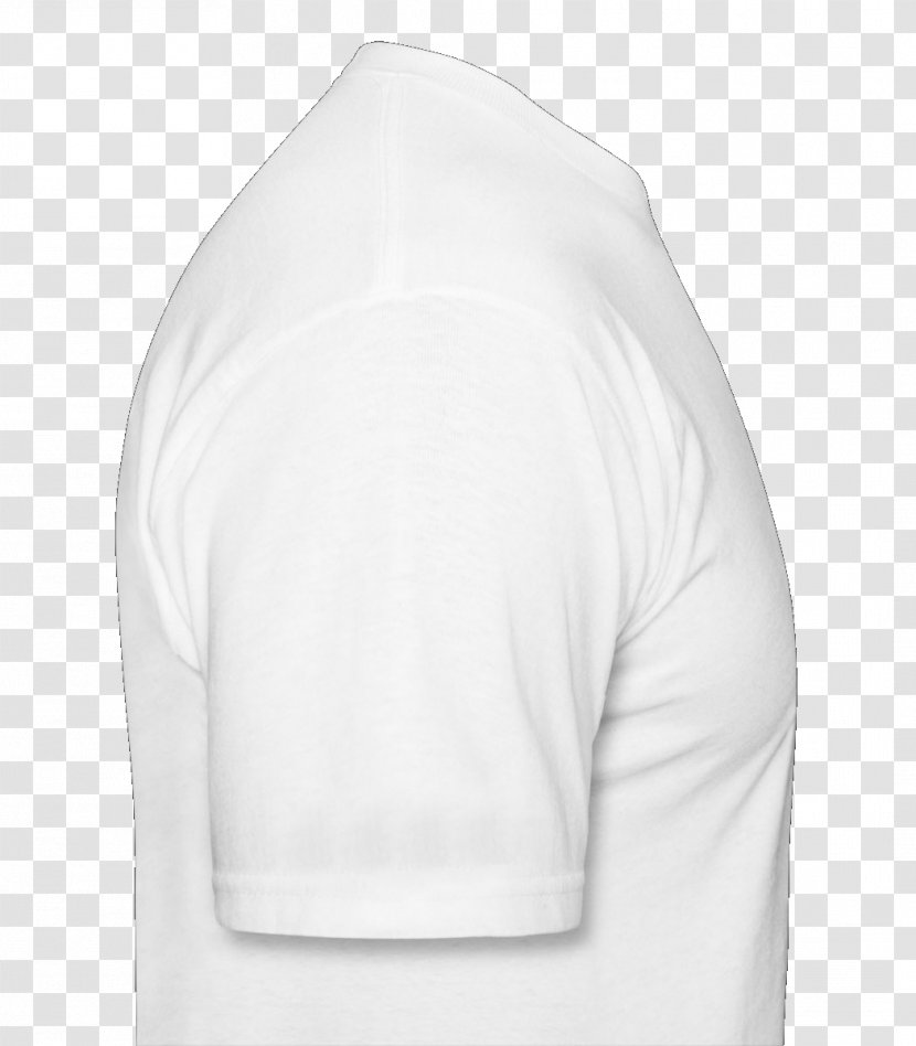 Sleeve Shoulder Joint Neck - White Shirt Transparent PNG
