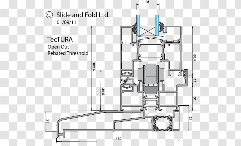 Window Threshold Folding Door - Rabbet Transparent PNG