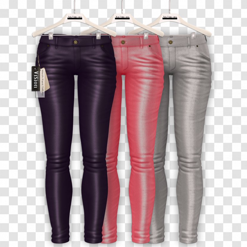 Jeans Denim Waist Leggings Transparent PNG