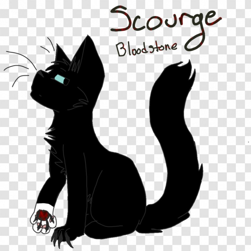 Black Cat Whiskers Warriors The Rise Of Scourge - Deviantart Transparent PNG