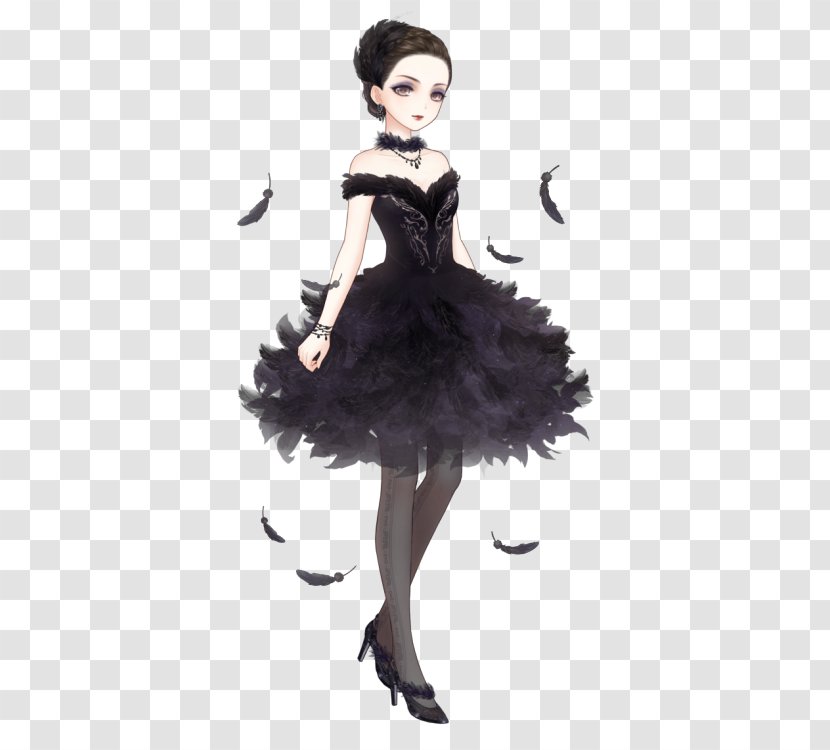 Black Swan Cygnini Nina Sayers Miracle Nikki Lake - Frame - White Transparent PNG