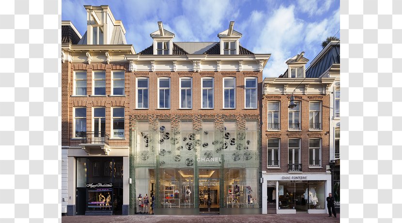 CHANEL Amsterdam Store Crystal Houses P.C. Hooftstraat Building - Mansion - Glass Transparent PNG