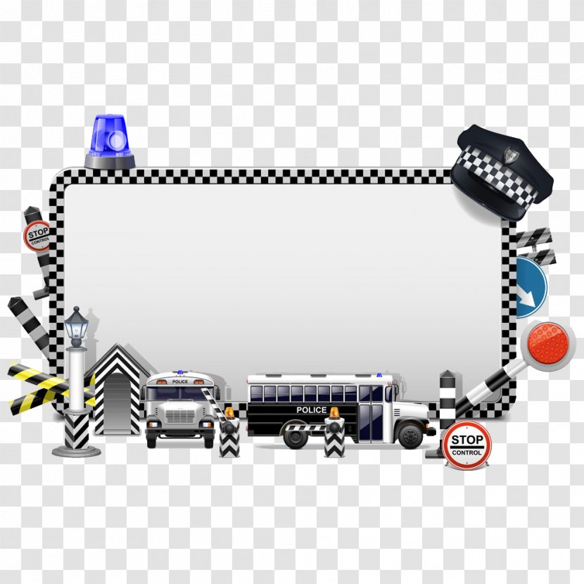 Police Royalty-free Clip Art - Technology - Hand-drawn Cartoon Car Transparent PNG