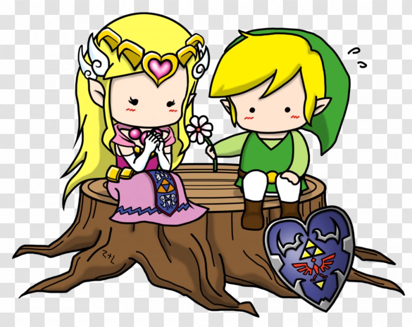 The Legend Of Zelda: Breath Wild Link Valentine's Day Drawing Bambiel - Tree - Zelda Transparent PNG