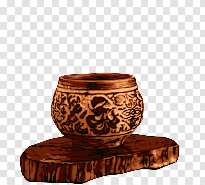 Bowl M Ceramic Pottery Product Design Artifact - Beige - Teacup Transparent PNG