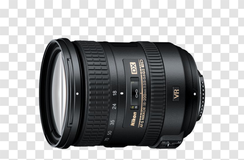 Canon EF-S 18–200mm Lens Nikon AF-S DX Nikkor 35mm F/1.8G Camera - Single Reflex Transparent PNG