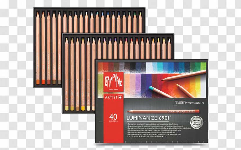 Colored Pencil Caran D'Ache Lightfastness - Office Supplies Transparent PNG