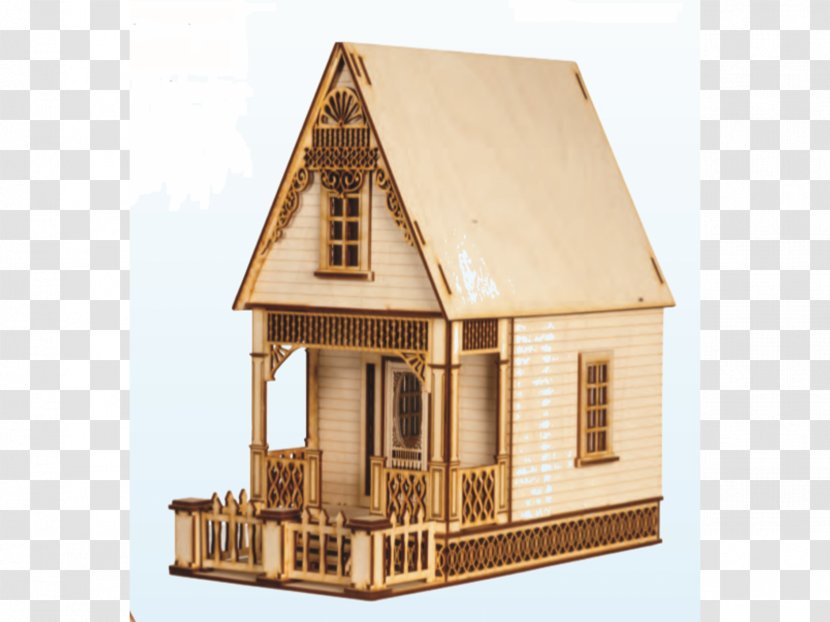 Dollhouse Victorian Architecture Cottage - House Transparent PNG