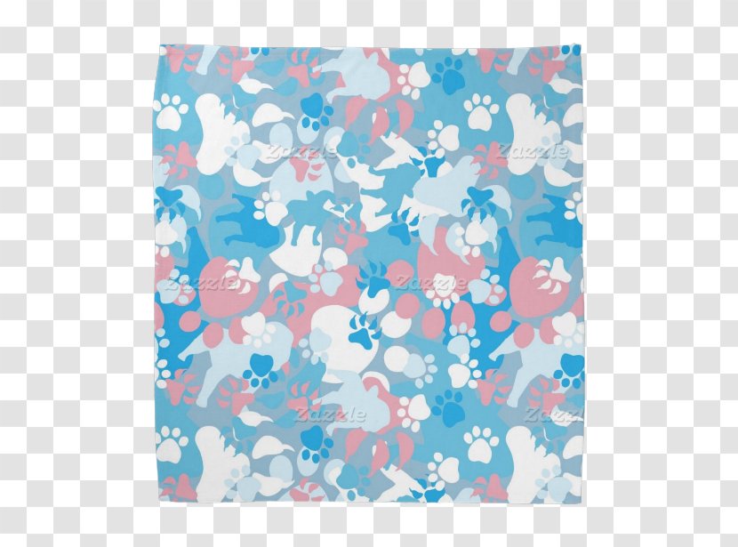 Paper Dog Blue Textile Pattern - Pink Transparent PNG