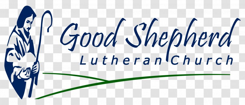 Good Shepherd Lutheran Church Logo YouTube Banner - Calligraphy - Month Transparent PNG
