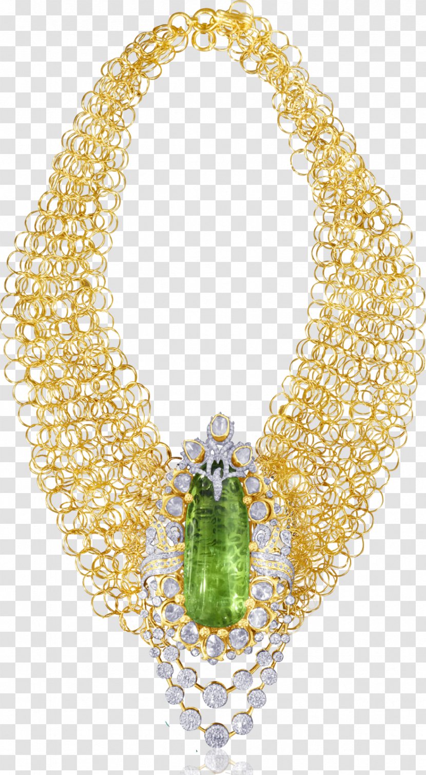 Necklace Jewellery Gold Gemstone Pearl - Chain Transparent PNG