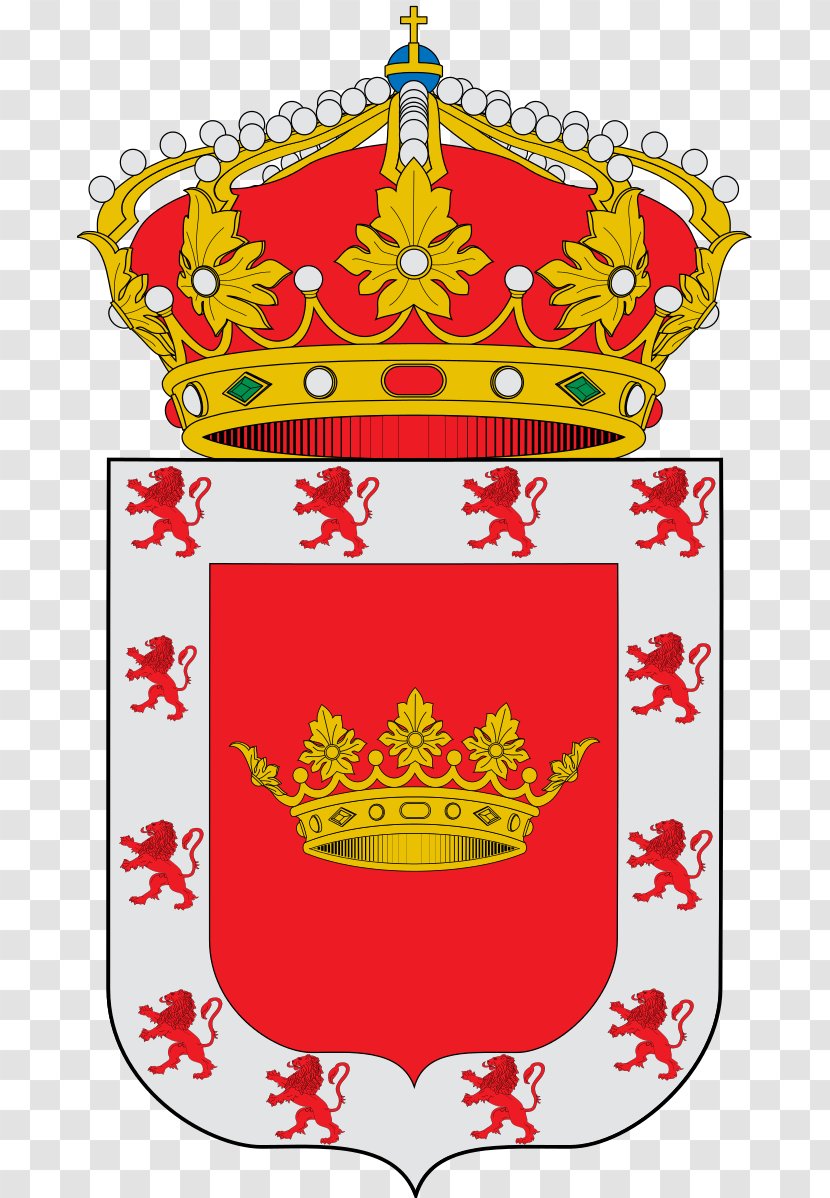 Úbeda Baeza Sargentes De La Lora Coat Of Arms Gules - Spain - Coroa Real Transparent PNG