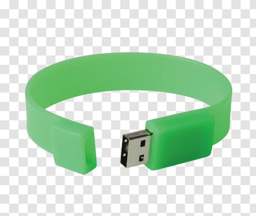 USB Flash Drives Wristband T-shirt Clothing Crew Neck - Accessories Transparent PNG