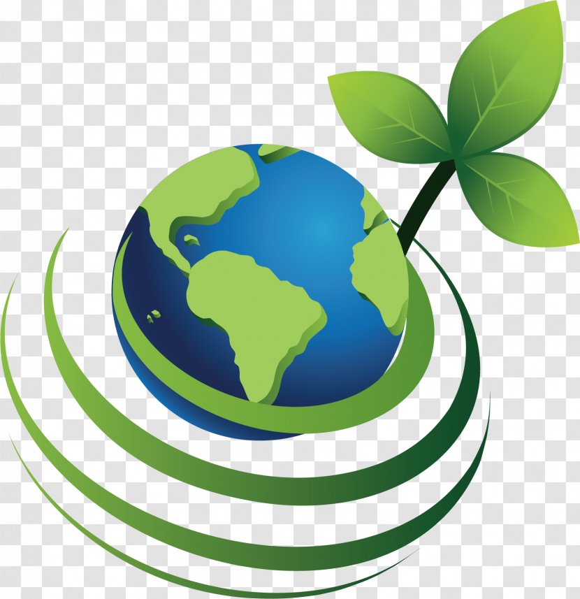 Earth Leaf Clip Art - Green - Vector Material Transparent PNG