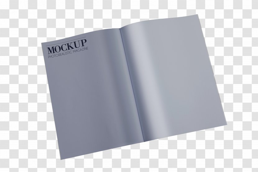 Magazine Computer File - Designer - Silver Page Transparent PNG