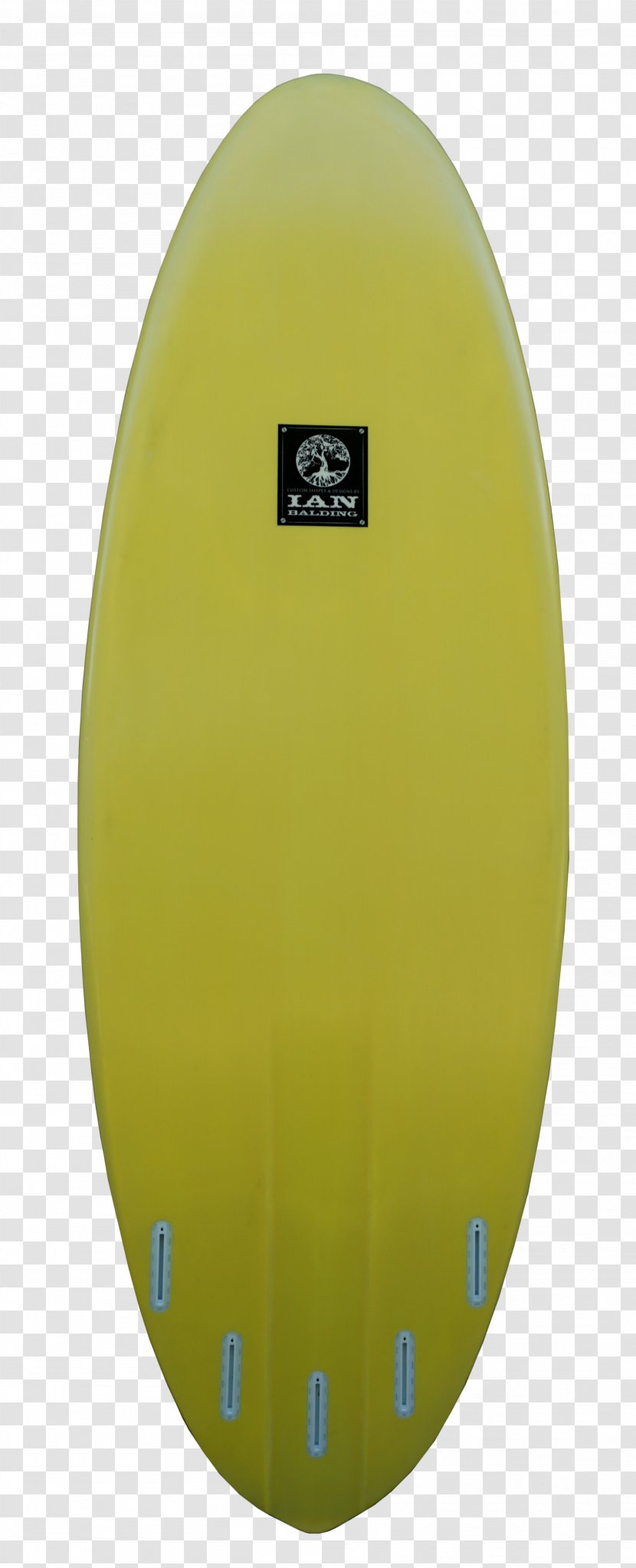 Oval - Green - Surf Board Transparent PNG