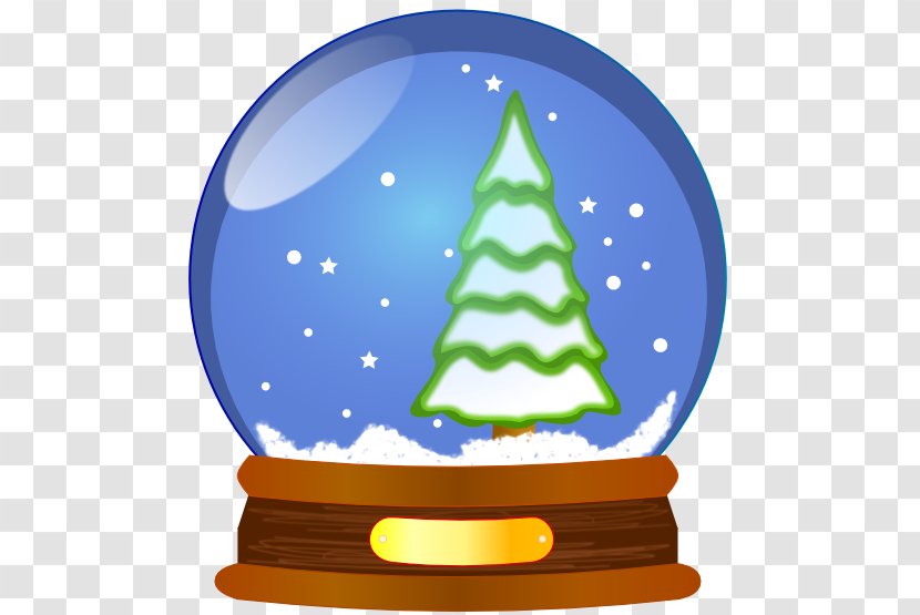 Snow Globe Christmas Clip Art - Tree - Animated Clipart Transparent PNG