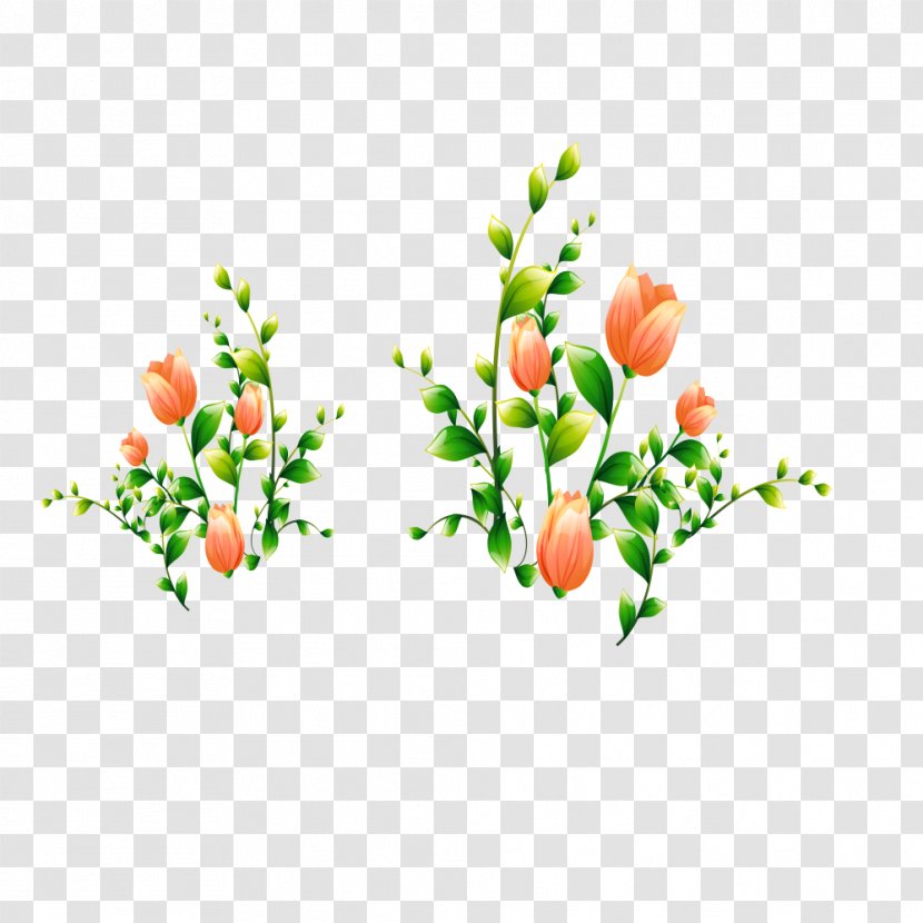 Gratis Download Icon - Flowering Plant - Fresh Flowers Creative Free Transparent PNG