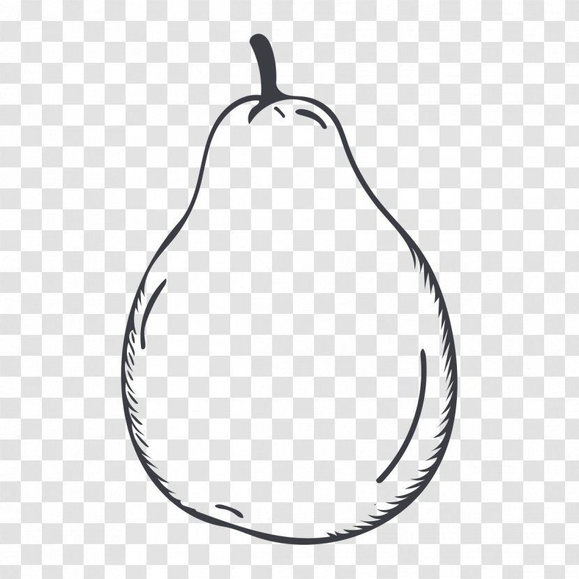 European Pear Pyrus Xd7 Bretschneideri Fruit Drawing - Hand Painted Transparent PNG