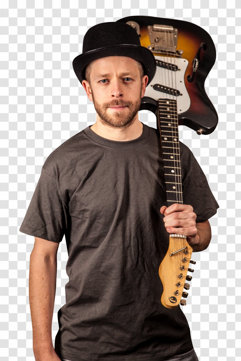 Electric Guitar Guitarist - Tree - Stand And Holds A Transparent PNG