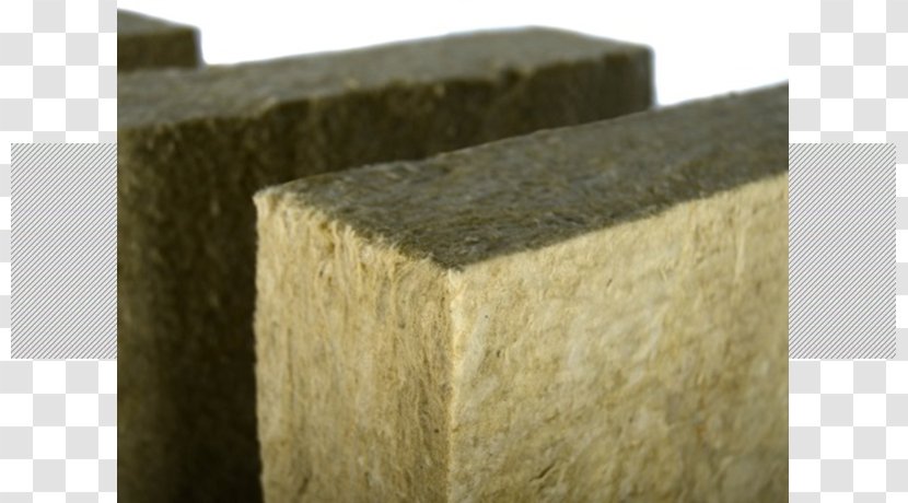 Mineral Wool Material Concrete Slab Thermal Insulation Building - Laine De Roche - Firestop Transparent PNG