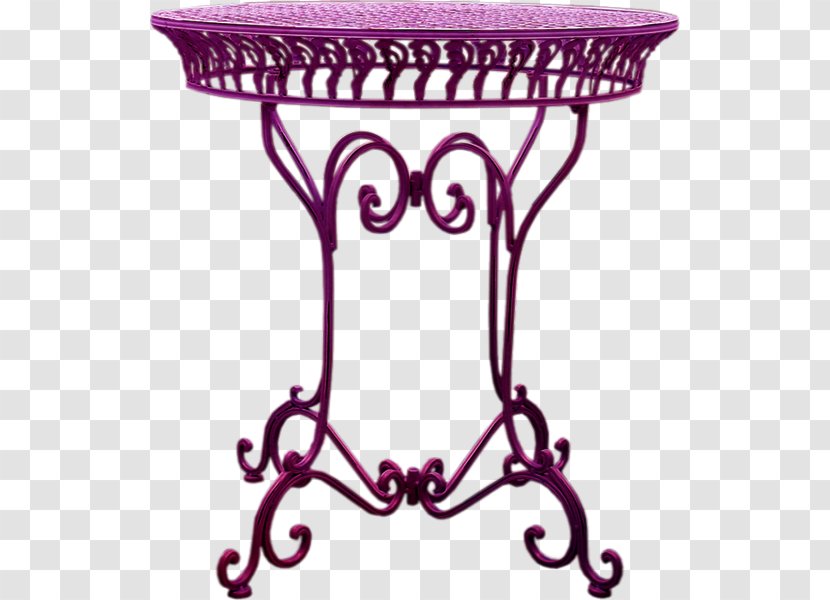 Coffee Tables Chair Purple Clip Art - Table Transparent PNG