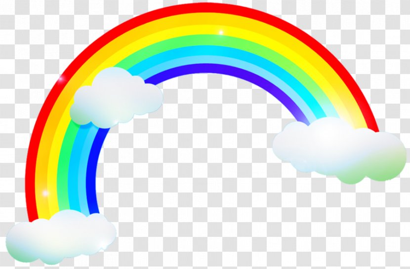 Rainbow Arc Clip Art - Star Cloud Transparent PNG
