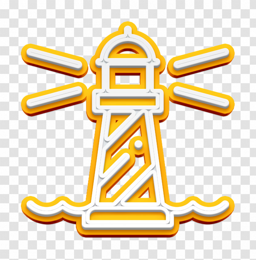 City Icon Sea Icon Lighthouse Icon Transparent PNG