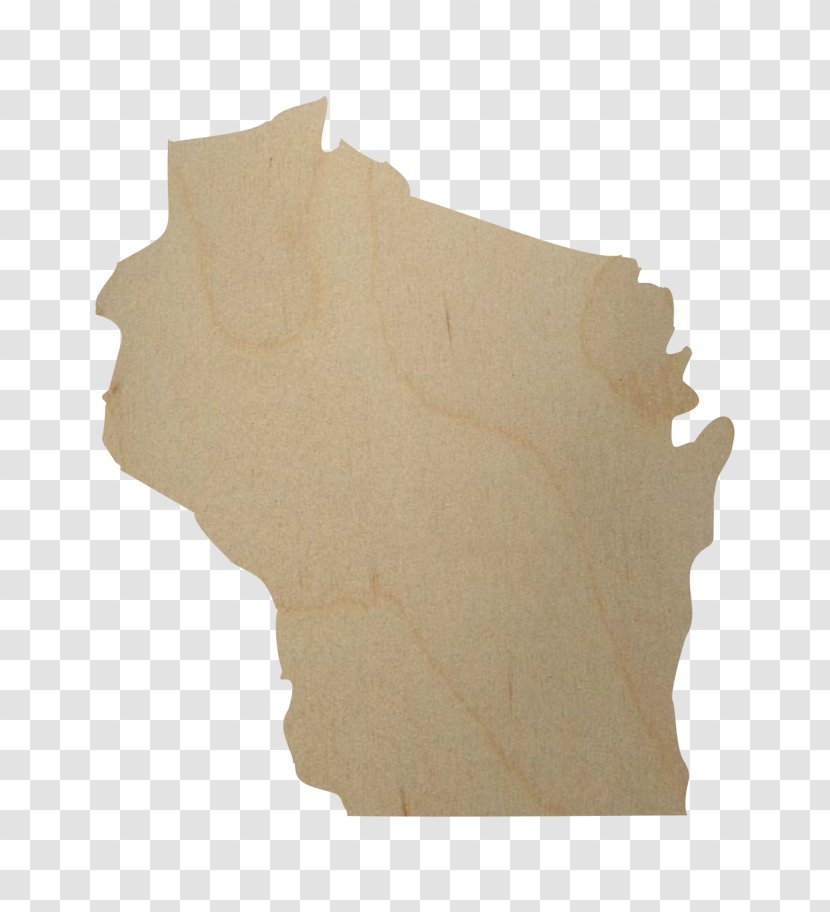 Wisconsin Vector Map - Royaltyfree - Wood Gear Transparent PNG