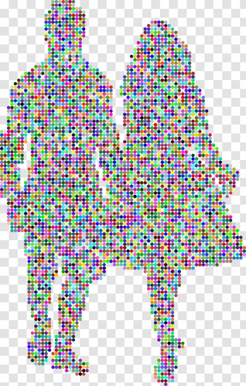 Art Silhouette Holding Hands Clip - Organism - Couple Love Transparent PNG