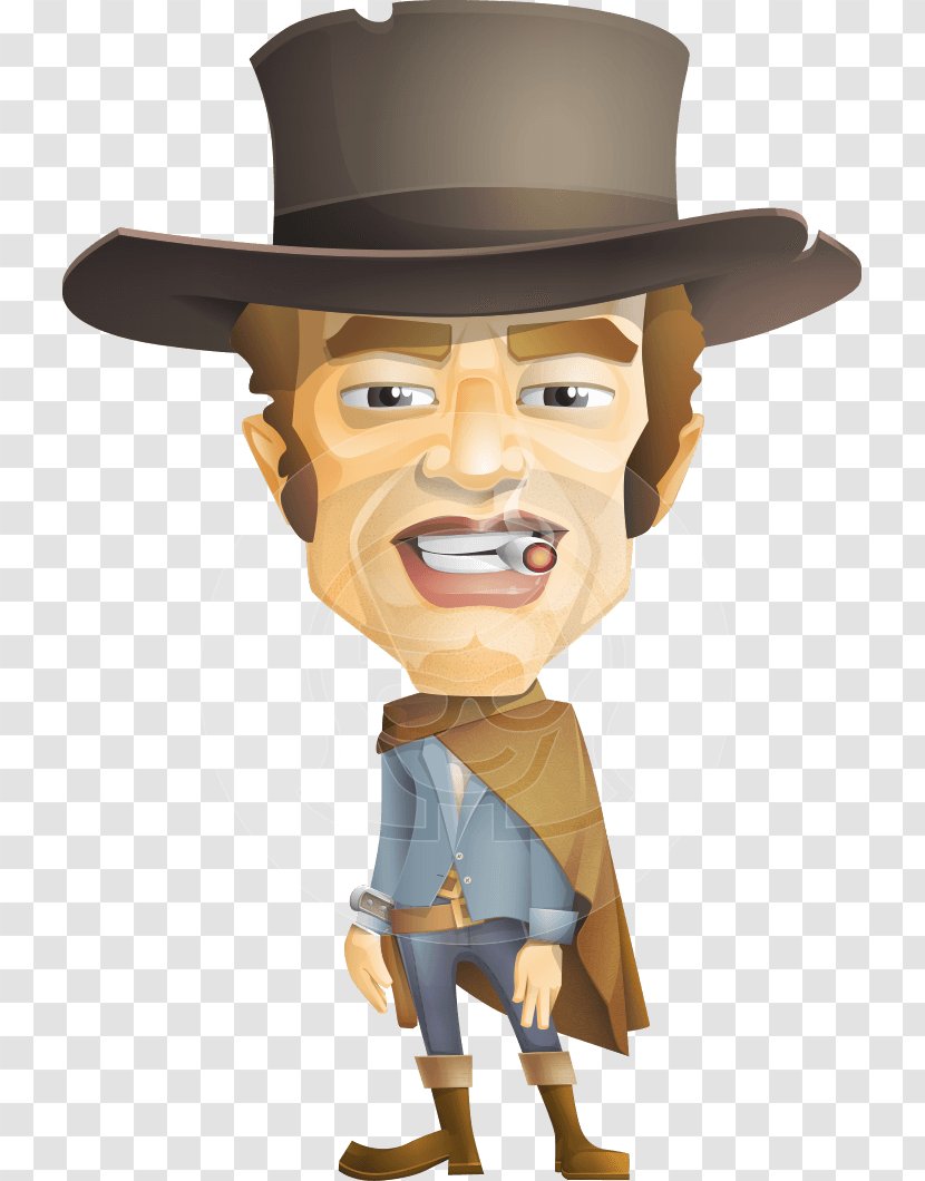 American Frontier Cowboy Cartoon Western Clip Art - Hat Transparent PNG