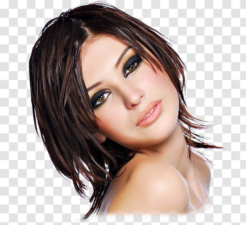 Hairstyle Beauty Parlour Threading Cosmetologist Model - Hair Coloring - Service Transparent PNG