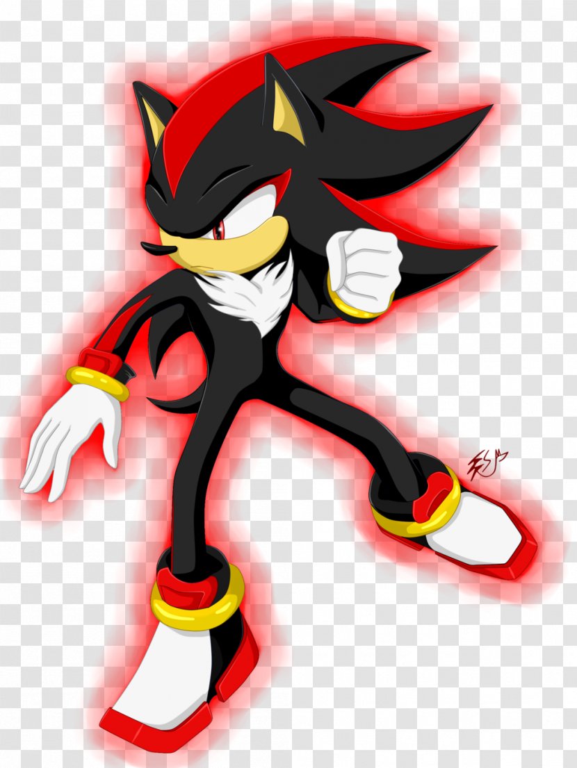 Shadow The Hedgehog Sonic Knuckles Echidna Werewolf - Cartoon Transparent PNG