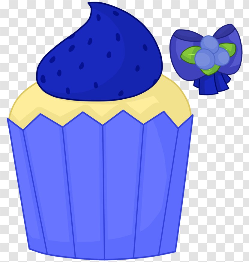 Cobalt Blue - Electric - Blueberry Cupcake Transparent PNG