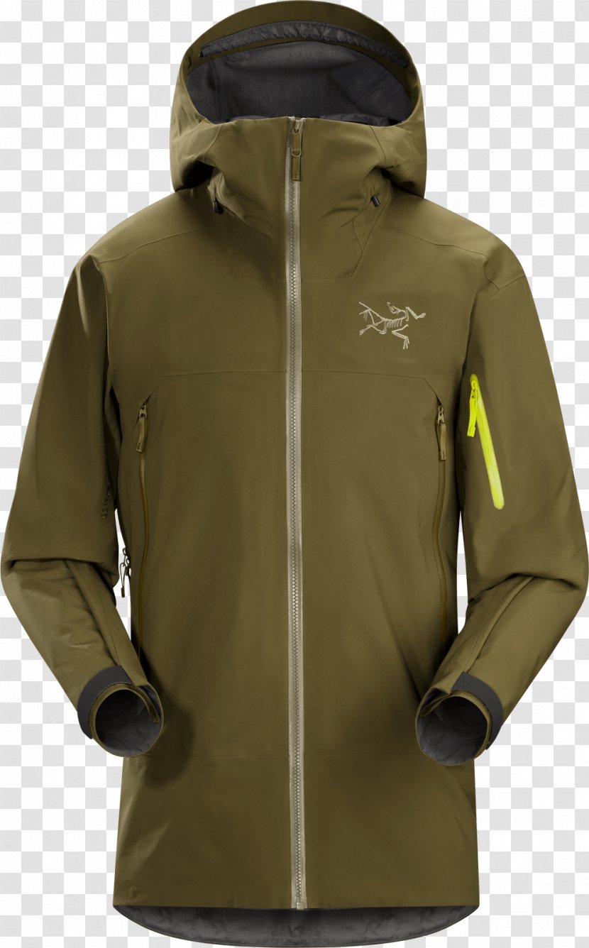 Jacket Arc'teryx Ski Suit Gore-Tex Hoodie - Hood Transparent PNG