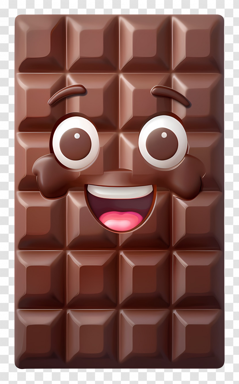 Chocolate Bar - Smiling Chocolate Bar Transparent PNG