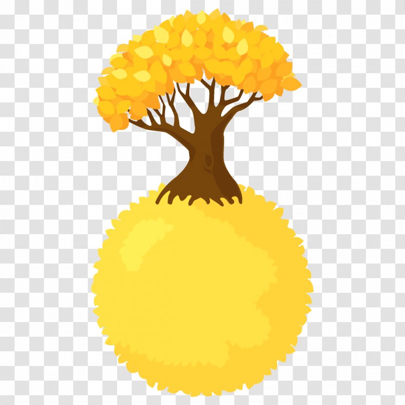 Yellow Pom-pom Plant Clip Art - Pompom Transparent PNG