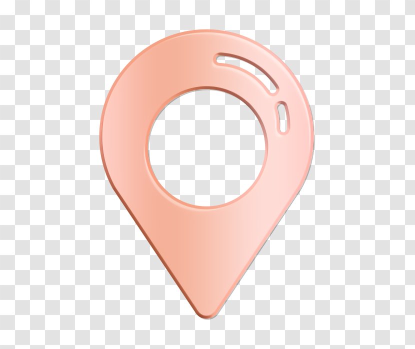 Location Icon - Twitter - Peach Pink Transparent PNG