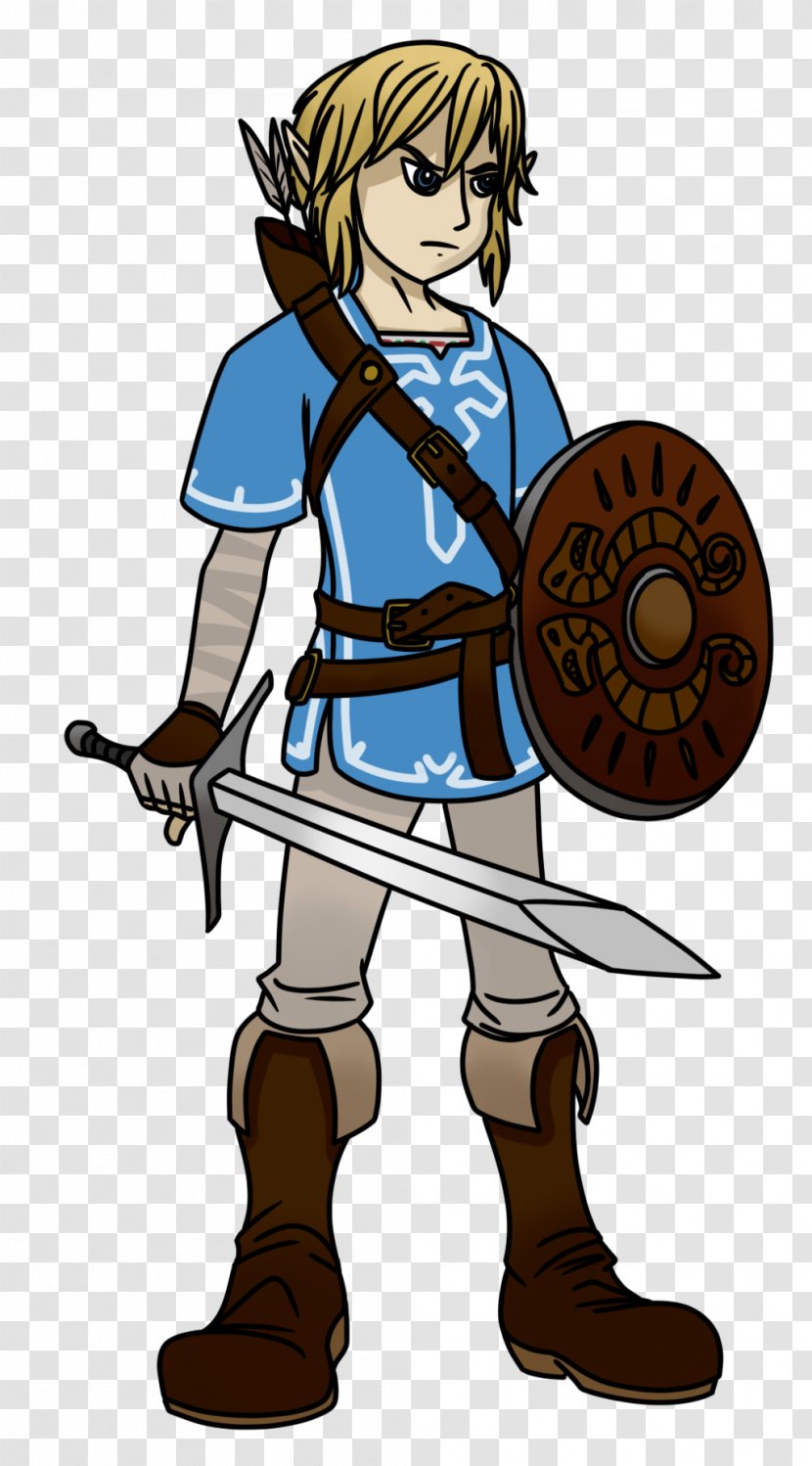 Clip Art Illustration Boy H&M Weapon - Fictional Character - Breath Of The Wild Transparent PNG