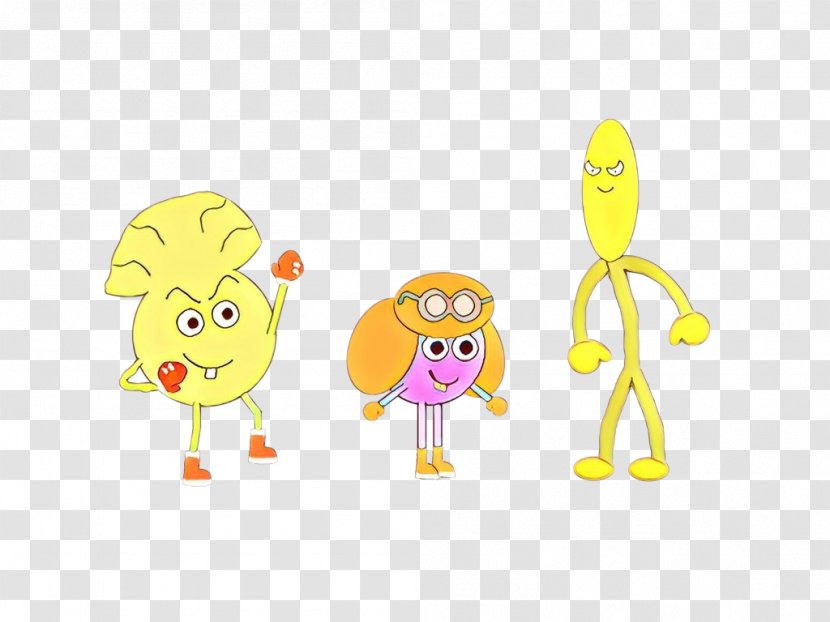 Yellow Background - Cartoon Character Created By Transparent PNG