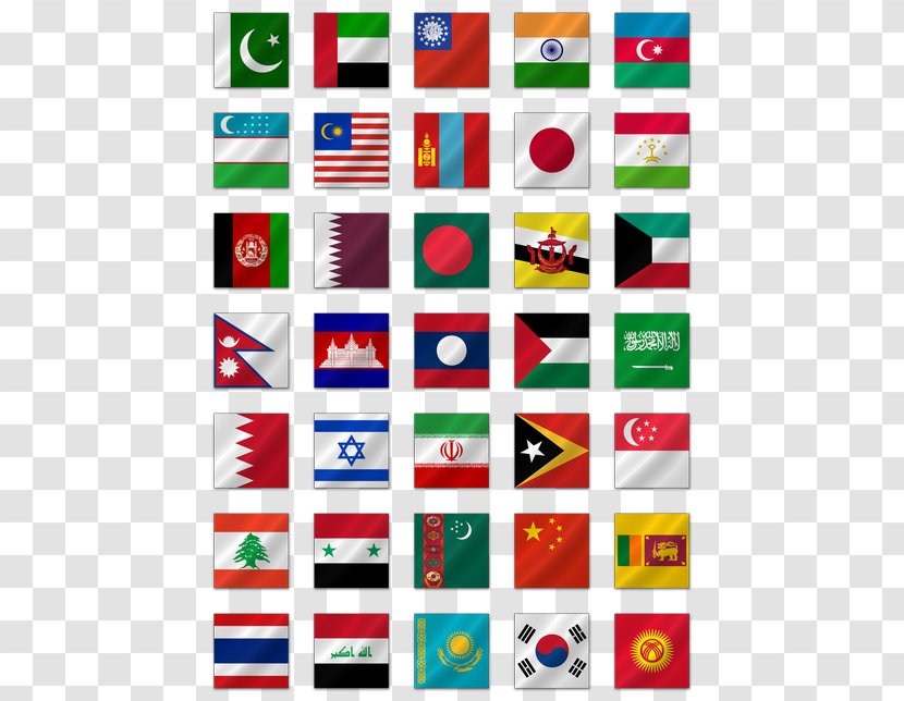 Social Media Reddit Emoji Flags Of Asia - Rectangle Transparent PNG